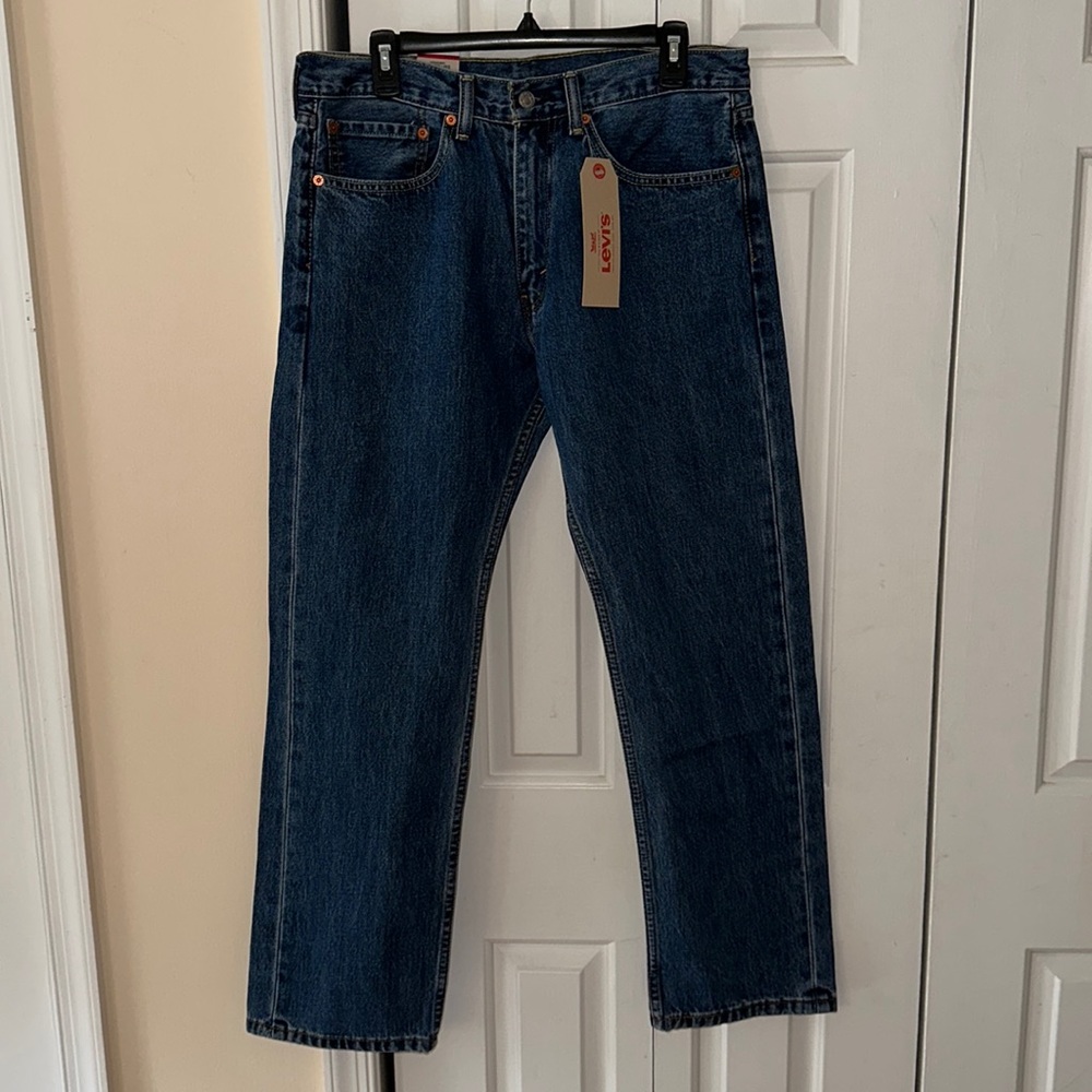 Mens Levi jeans 505 regular W 34 L 30